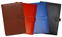 Refillable British Tan, Red, Blue, Black Journals