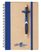 Blue Recycled Notebook with Pen Combo