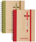 Spiral Paper Notebooks with Pens